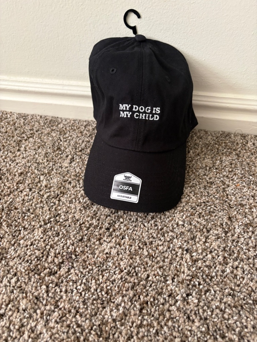 My Dog Is My Child Black Dad Hat
